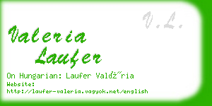 valeria laufer business card